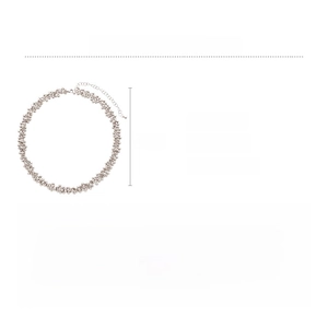 Silver bead necklace detailed specifications showing length of 51cm and 17.9g weight