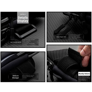 Dettaglio fascia braccio sportiva con rete traspirante e fibbia in nylon resistente