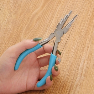 6-in-1 multi-size wire looping pliers for jewelry making and wire wrapping crafts