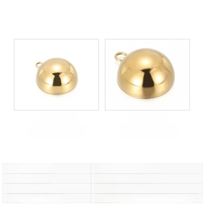 Detailed chart showing 18mm and 20mm stainless steel flat ring base dimensions and weight