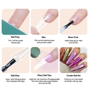 Guida in 6 passaggi per applicare unghie finte a mandorla opache con gel solido UV