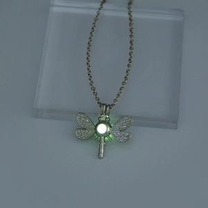 Collana Con Pendente Libellula Lega Luminosa Al Buio Vintage Retro Stile Ins Gioielli Di Nicchia Per Donne Regalo Di Moda