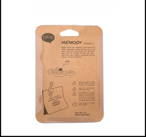 Lohas Memody Magnet packaging back view with detailed instructions and warning label