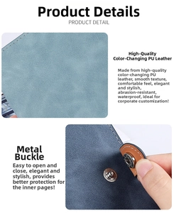 Detail of waterproof grey-blue PU leather texture and durable metal buckle closure