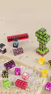 Détail de blocs de construction en ABS avec impression numérique haute définition