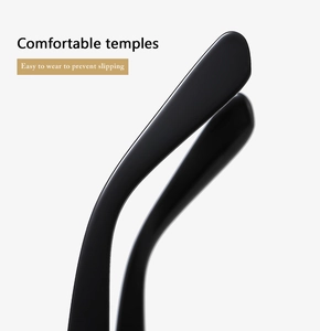 Détail des branches noir mat avec design antidérapant pour un maintien confortable