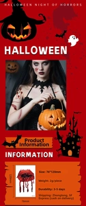 Realistic Halloween scar temporary tattoo stickers for spooky wound party makeup effects