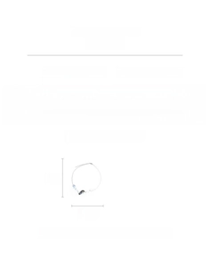 Detailed size specifications for shell and rose quartz necklace with 50cm length and 6.9g weight