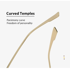 Detail shot of golden metal curved temples on Y2K oval sunglasses for a secure fit
