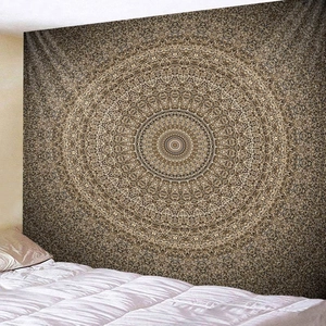 Mandala Tapestry Wall Hanging Bohemian Polyester Decorative Backdrop For Bedroom Living Room Yoga Meditation Chakra