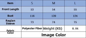 Size chart with detailed measurements for women's short lapel wool blend coat in sizes S to L