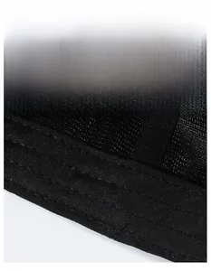 Detail of widened moisture-wicking sweatband with breathable honeycomb mesh on a baseball cap