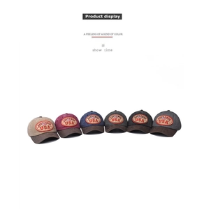 Détails de six casquettes de baseball en coton délavé vintage avec broderie USA