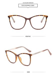 Detail view of tortoiseshell TR90 square frame glasses showing front and side profiles