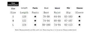 Detailed size chart for the off-shoulder bodycon maxi dress in S, M and L options