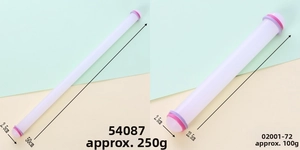 Comparison of 50cm and 22.5cm non-stick PP rolling pins with silicone guide rings