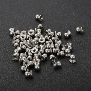 Industrial gunmetal stainless steel ball head rivets for leather and garment accessories