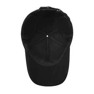 Men's winter baseball cap with fold-down earflaps and thermal fleece lining for cold weather