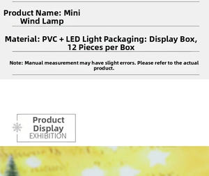Detailed dimensions of Christmas PVC lantern with LED lights for holiday table decoration