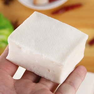 Realistic white PVC tofu model for photography props and creative food kitchen decoration