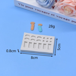 DIY bear and rabbit silicone fondant mold for cake decorating and chocolate baking