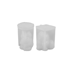 Easter bunny and egg silicone candle molds for DIY resin casting and plaster crafts set