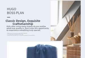 Close-up of blue cotton towel showing soft loop texture and home lifestyle setting
