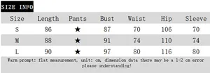 Size guide with measurements for the solid color long sleeve backless A-line mini dress