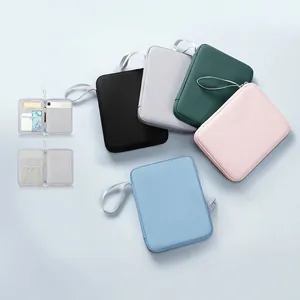Custodia Per Tablet E Laptop In Pelle PU Impermeabile Antiurto Resistente All'usura Con Manico Portatile E Doppia Cerniera