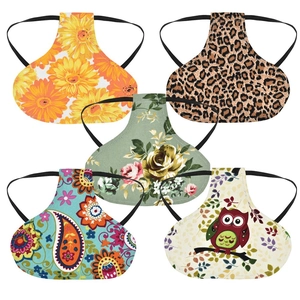 Chicken Apron Saddle Canvas Padded Feather Protector Elastic Strap Printed Jacket For Hens Poultry