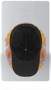 Detailed view of winter thermal baseball cap with plush lining and ear protection flaps