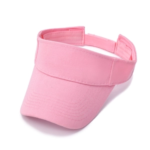 Visière de soleil rose à large bord pour le sport et la protection solaire