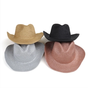 Cappelli da cowboy in tessuto metallico oro, argento e oro rosa con trama a spirale moda
