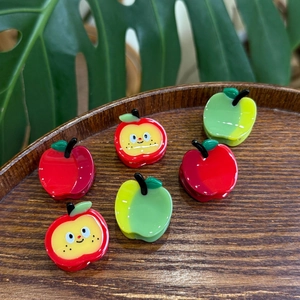 Mini Apple Hair Claw Clips Cute Fruit Shape Acetate Hairpins Y2K Dopamine Style Sweet Hair Accessories For Women Girls
