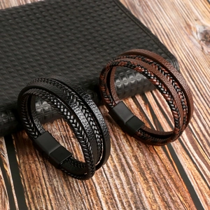 Casual Hiphop Herenarmband Van Legering In Effen Kleur