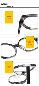 Detail view of TR90 frame edges, nose pads, and ergonomic temples in black finish