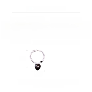 Detailed specs of pearl and wood horse pendant necklace with 49cm length and 4.5cm charm