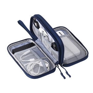 Portable Digital Accessories Storage Bag Waterproof Oxford Cloth Travel Organizer Cable Power Bank Hard Drive Cases