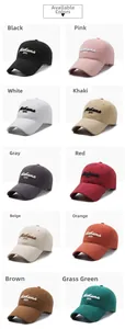 Dettagli delle dieci opzioni di colore per i cappellini da baseball ricamati Alabama 1895