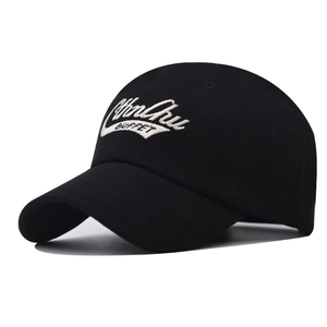 Cotton Baseball Cap Embroidered Letter Adjustable Washed Hip Hop Streetwear Sun Protection Curved Brim Unisex Outdoor