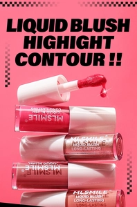 Détail macro de l'applicateur de blush liquide avec texture enlumineur et bronzer