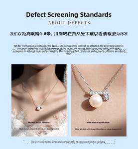 Detailed close-up showing freshwater pearl quality and polished S925 silver mounting