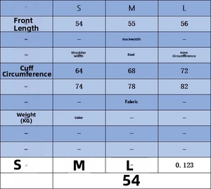 Size chart detail for the gold-trimmed brown mercerized cotton sexy tank top