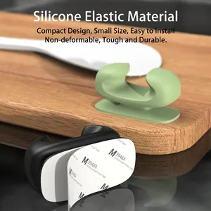 Silicone Rice Spoon Holder Adhesive Wall Mounted Rice Cooker Scoop Rack Multipurpose Kitchen Storage Organizer Hook
