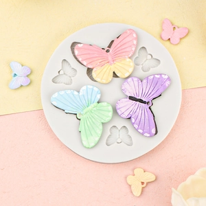 Stampo in silicone a farfalla per creazioni in resina fai-da-te e decorazioni per torte fondant