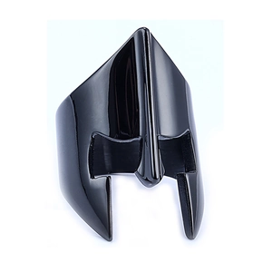 Anello maschera guerriero spartano vintage da uomo in acciaio inossidabile nero lucido