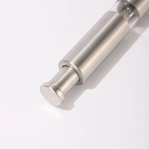 Macinacape manuale portatile in acciaio inox con pulsante e finestra in acrilico