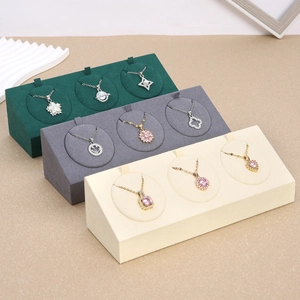 Microfiber Jewelry Display Stand For Rings Earrings Pendants Luxury Organizer Rack For Showcase Photography