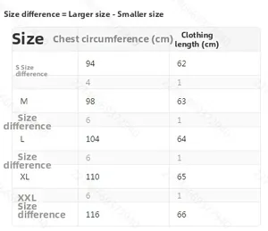 Size chart showing bust and length measurements for women's V-neck casual button top