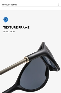 Detail showing matte black frame texture and gold metal hinge on outdoor sports sunglasses